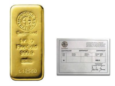 1 Kilo Argor Heraeus Gold Bar For Sa