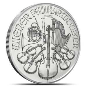 1 oz Austrian Platinum Philharmonic Coin (Random Year)