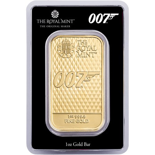 1 oz British James Bond Diamonds Are Forever Gold Bar (New w/ Assay) - Image 3