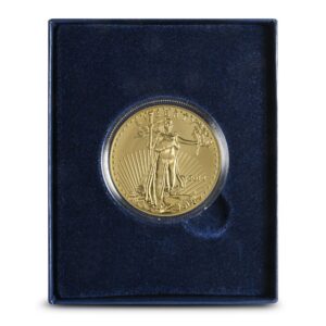 Buy 1 oz Burnished American Gold Eagle Coin (Random Year, Box + CoA)