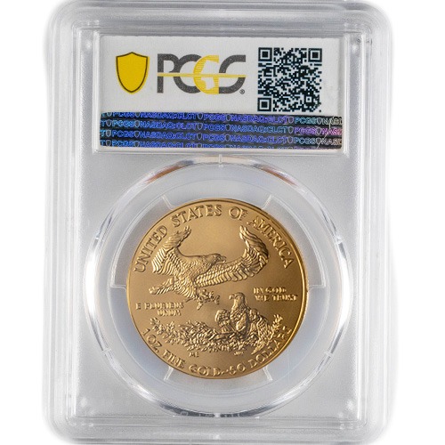 1 oz Burnished American Gold Eagle Coin SP69 (Random Year, Varied Label, PCGS or NGC) - Image 2
