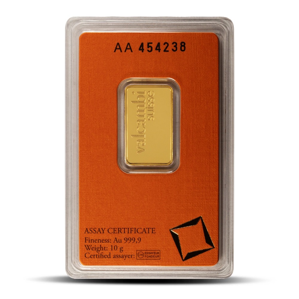 Buy 10 Gram Valcambi Gold Bar (New w/ Assay) - Image 2