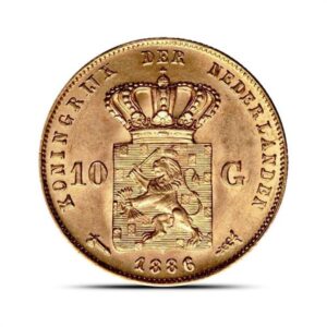 Buy 10 Guilders Gold Coin (King, BU)