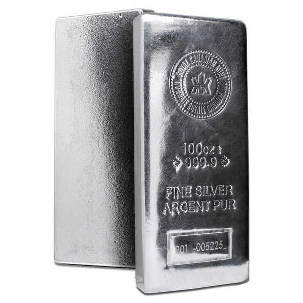 100 oz (RCM) Royal Canadian Mint Sil