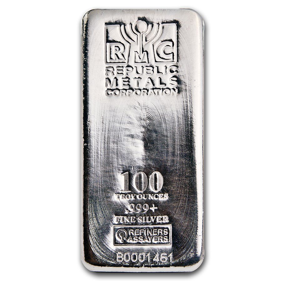 100 oz RMC Republic Metals Silver