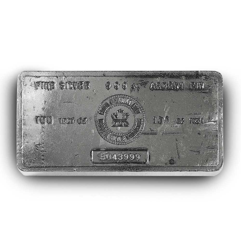 Buy 100 oz Royal Canadian Mint Silve