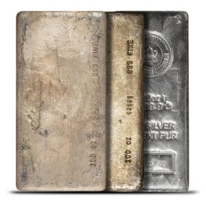 Buy 100 oz Vintage Silver Bars (Varied Condition, Any Mint)