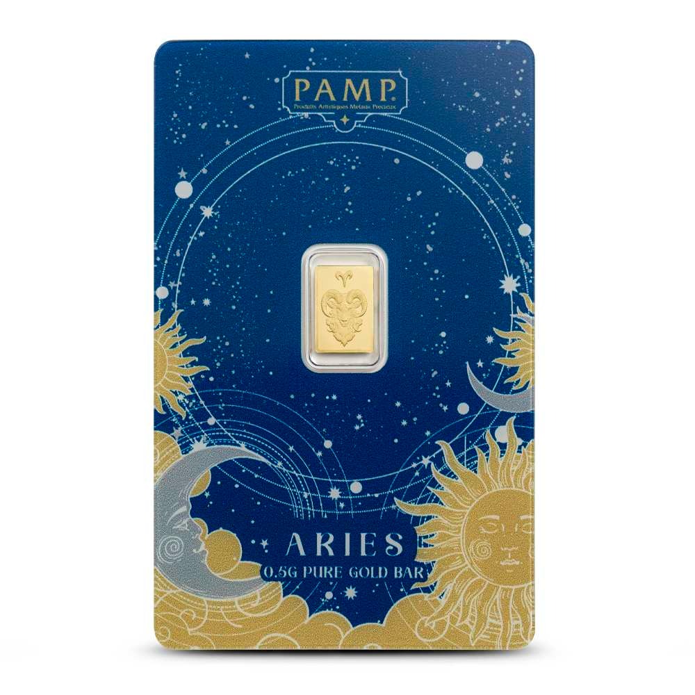 1/2 Gram PAMP Suisse Zodiac Aries