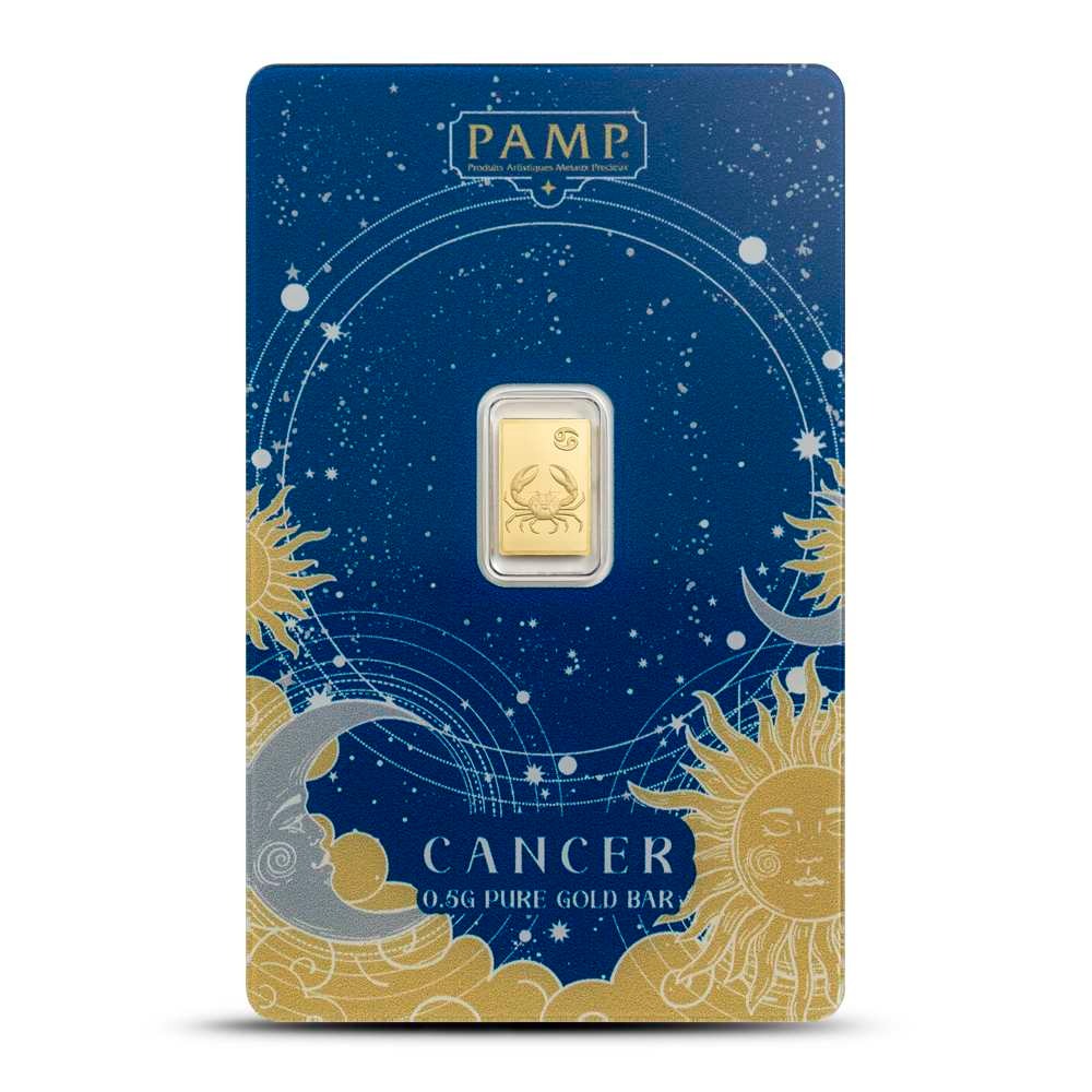 1/2 Gram PAMP Suisse Zodiac Cancer
