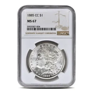 1885-CC Morgan Silver Dollar Coin N