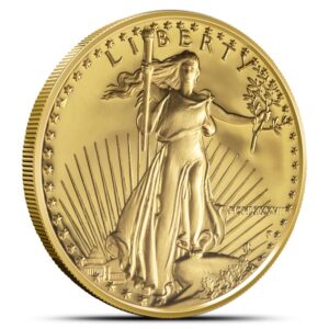 1987-P 1/2 oz Proof American Gold Eagle Coin (Box + CoA)