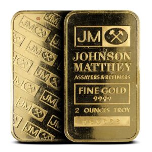 20 oz Johnson Matthey Gold Bar (Secondary Market)