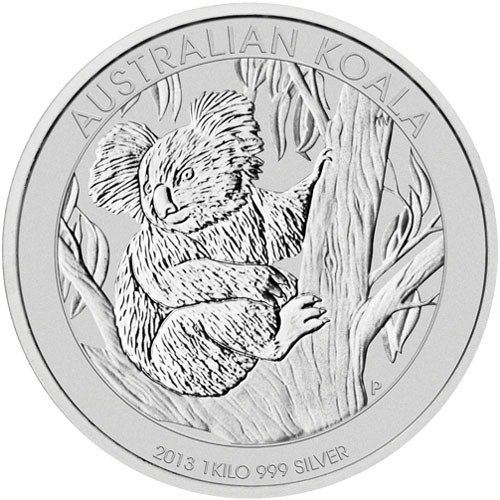 2013 1 Kilo Australian Silver Koala