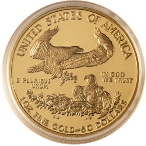 2014-W 1 oz Proof American Gold Eagle Coin (Box + CoA)