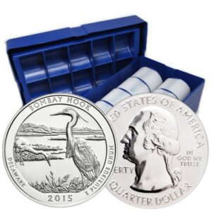 2015 5 oz ATB Bombay Hook Monster Box (BU, 100 Coins, 500 oz)