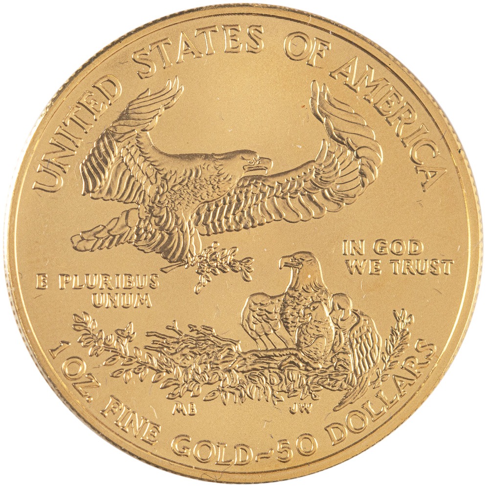 2016 1 oz Burnished American Gold Eagle Coin (Box + CoA) - Image 2