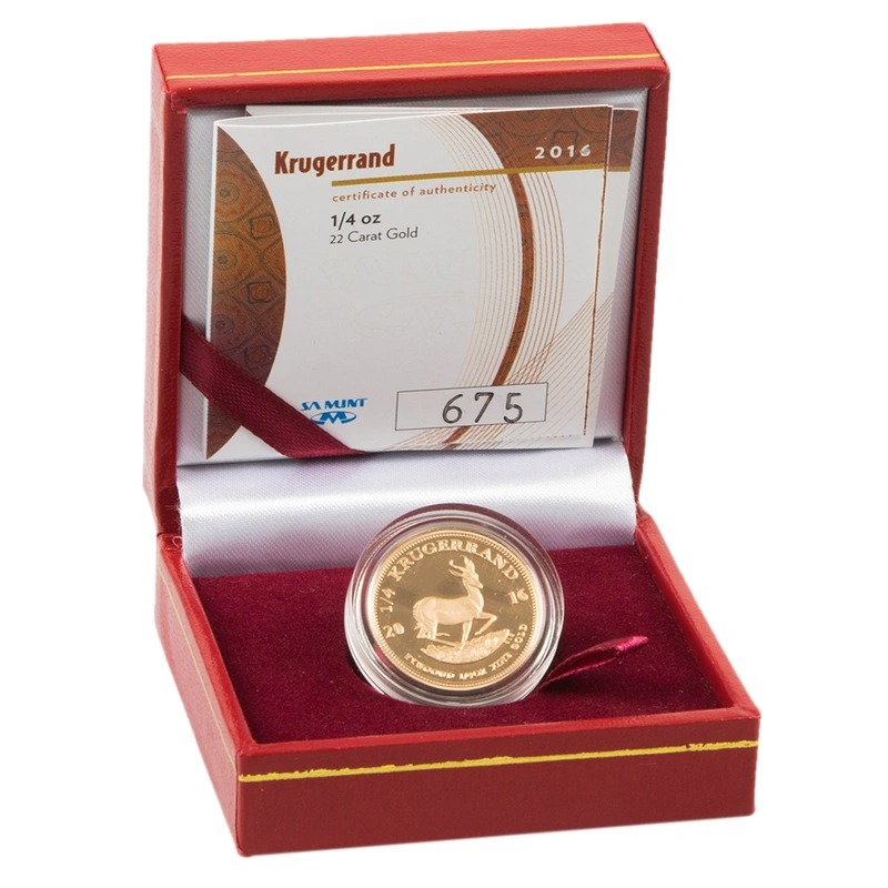 2016 Proof 1/4 oz Krugerrand Gold Co