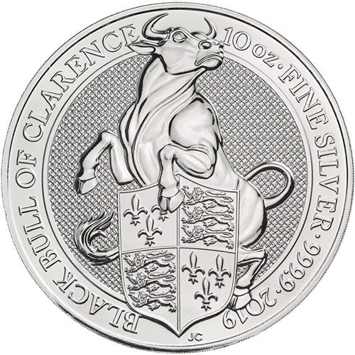 10 oz British Silver Queens Beast Bl