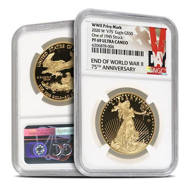 1 oz V75 Privy Proof American Gol