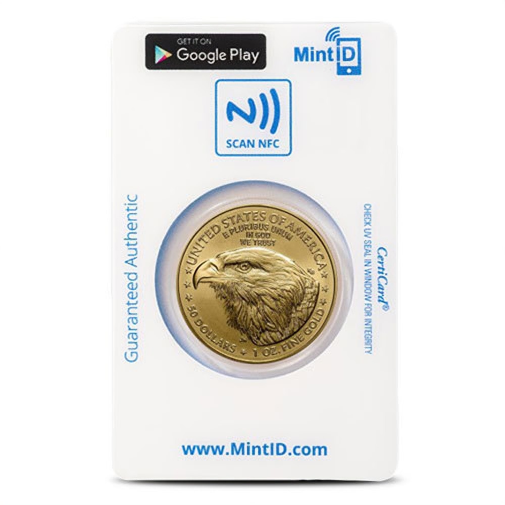 Buy 2021 1 oz American Gold Eagle Coin (MintID, AES-128 Encrypted, Type 2) - Image 3
