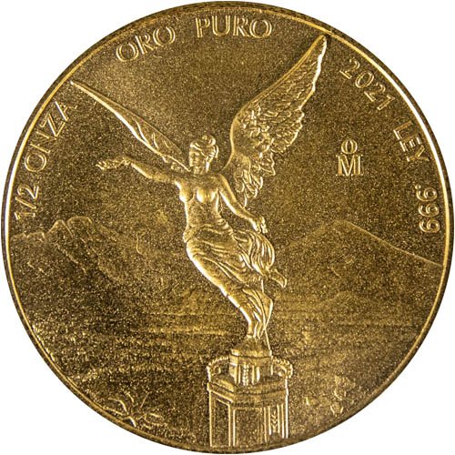 2021 1/2 oz Mexican Gold Libertad Co