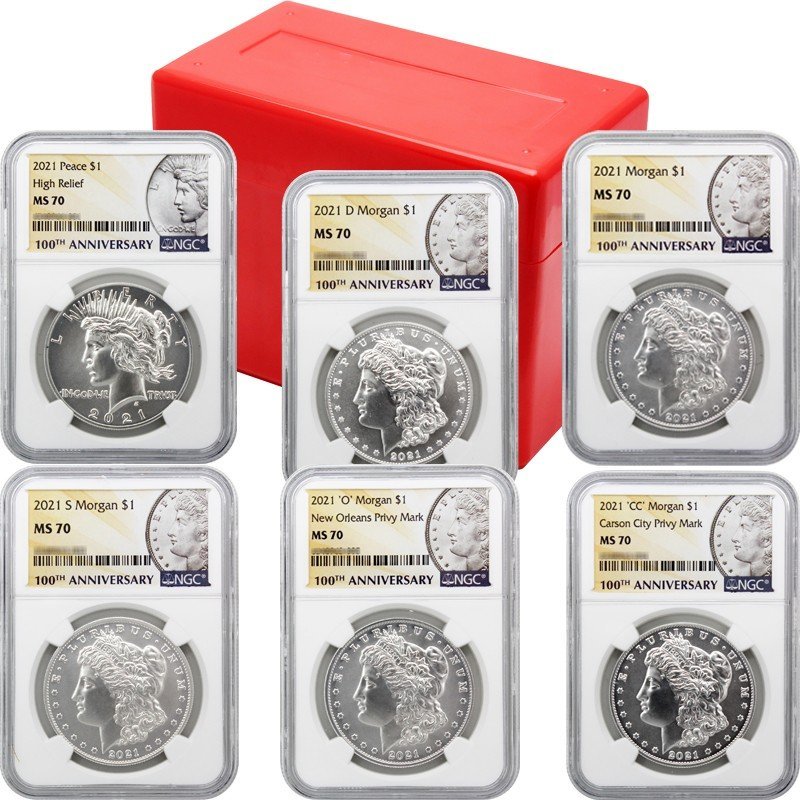 2021 Morgan and Peace Silver Dollar