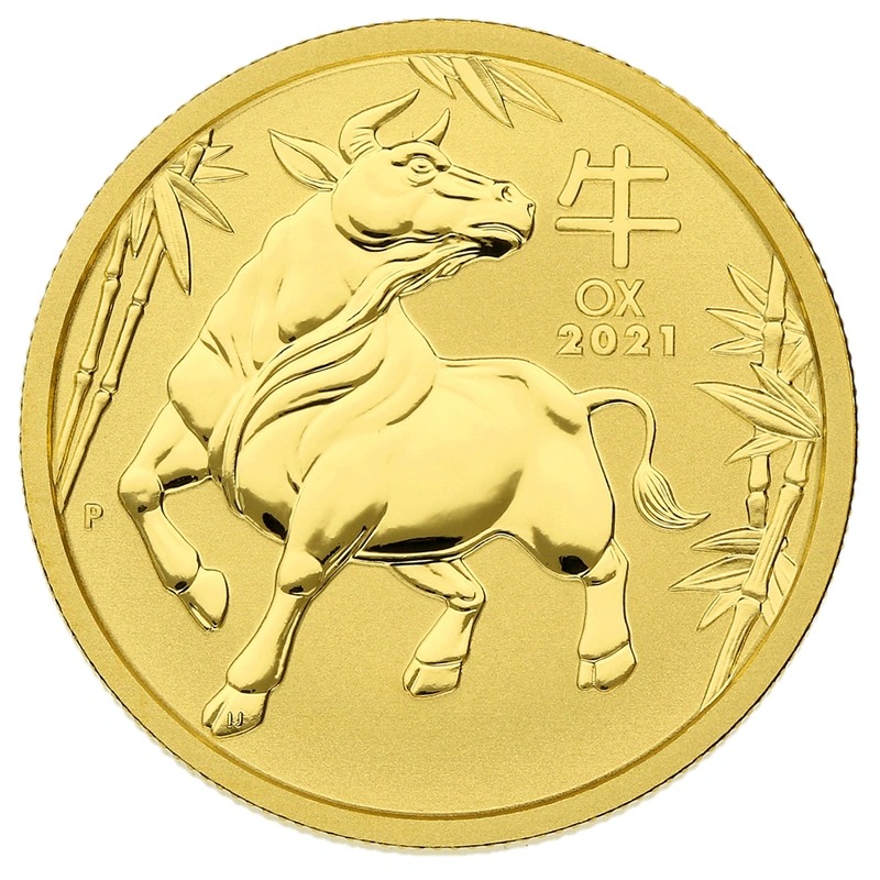 2021 1/2 oz Year of the Ox Gold Coin