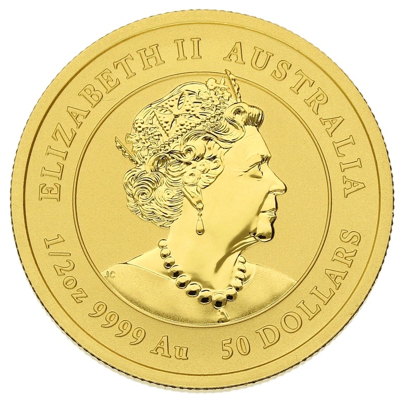 2021 1/2 oz Year of the Ox Gold Coin Perth Mint Australian Lunar Series - Image 2