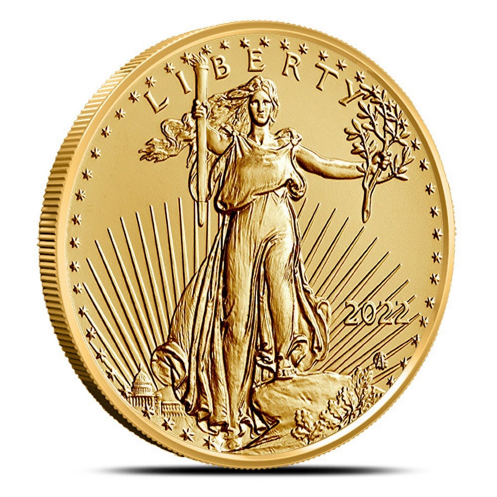 2022 1 oz American Gold Eagle Coi
