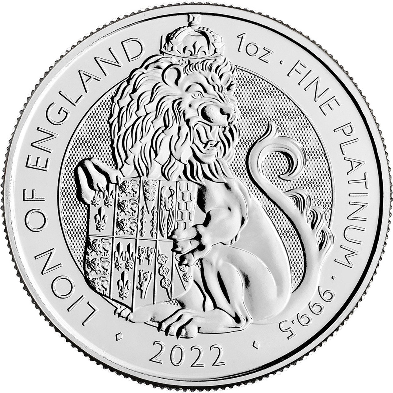 1 oz British Platinum Tudor Beasts L