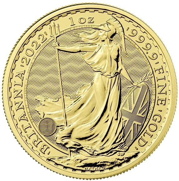 2022 Gold Britannia 1 oz Coin PCGS
