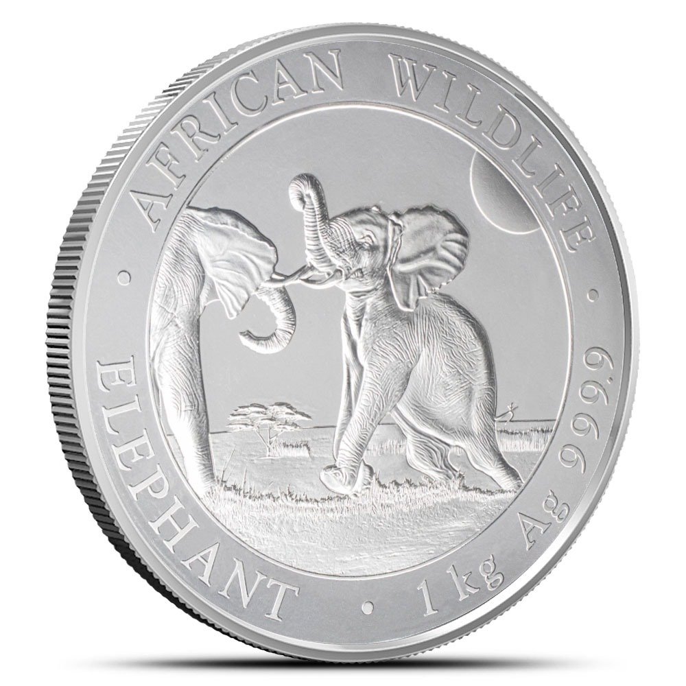 2024 1 Kilo Somalia Silver Elephant