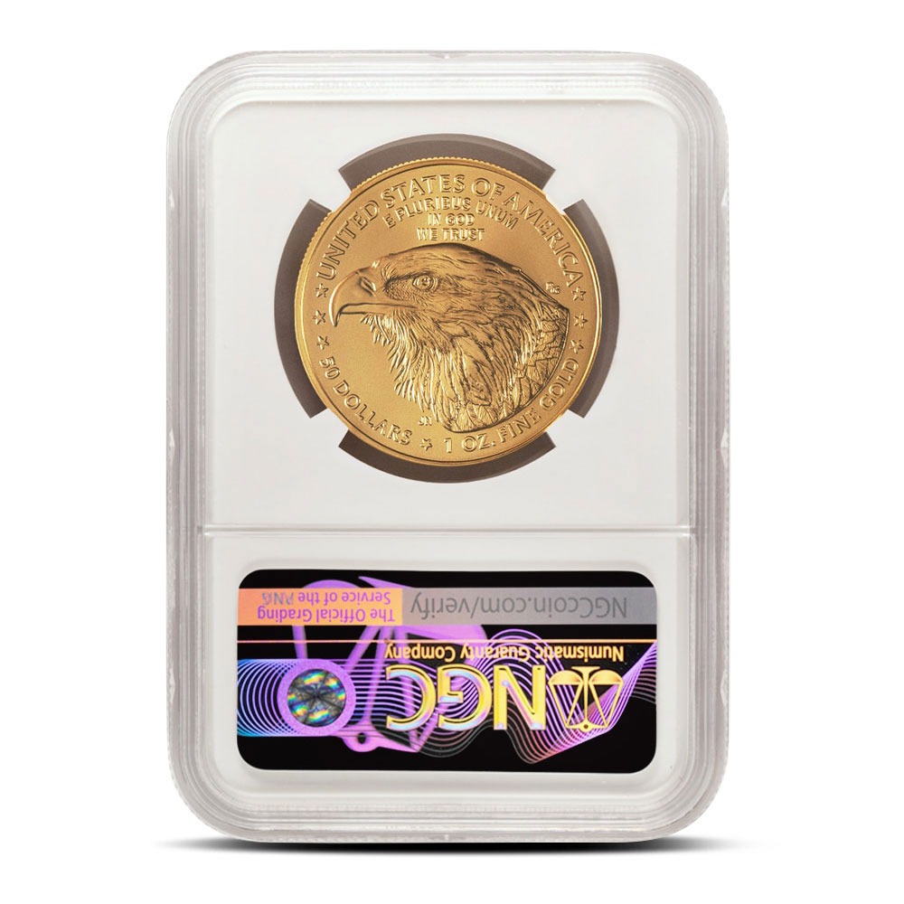 2025 1 oz American Gold Eagle Coin NGC MS70 FDOI - Image 2