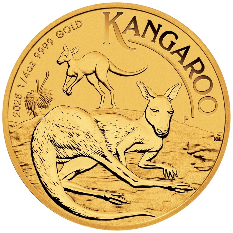 2025 1/4 oz Australian Kangaroo Gold