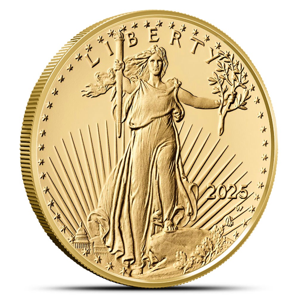 2025-W 1/2 oz Proof American Gold Eagle Coin (Box + CoA) - Image 4