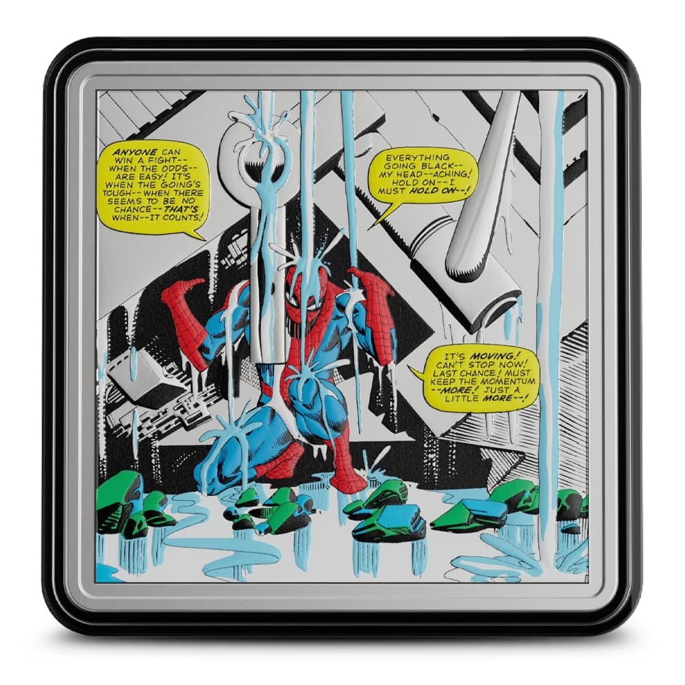 1 oz Colorized Proof Niue Silver Spi