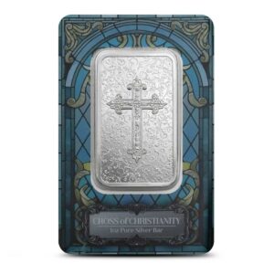 2026 1 oz Niue Silver Christian Cross PAMP Suisse Coin (New w/ Assay)