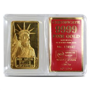 37.50 Gram Vietnam Mot Luong Gold Bar (Varied Condition, Varied Design)