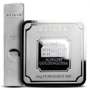 Buy 5000 Gram Silver Bar (Varied Condition, Any Mint)