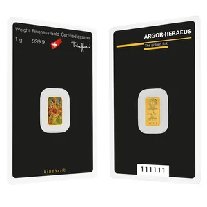 Buy 1 Gram Argor Heraeus Gold Bar