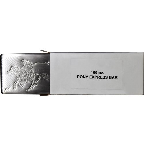 Buy 100 oz SilverTowne Pony Silver Bar (New) - Image 2