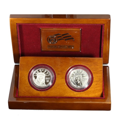 Proof American Platinum Eagle 2-Coi