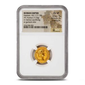 Roman Empire Hadrian, AD 117-138 AV Aureus NGC Ch VF
