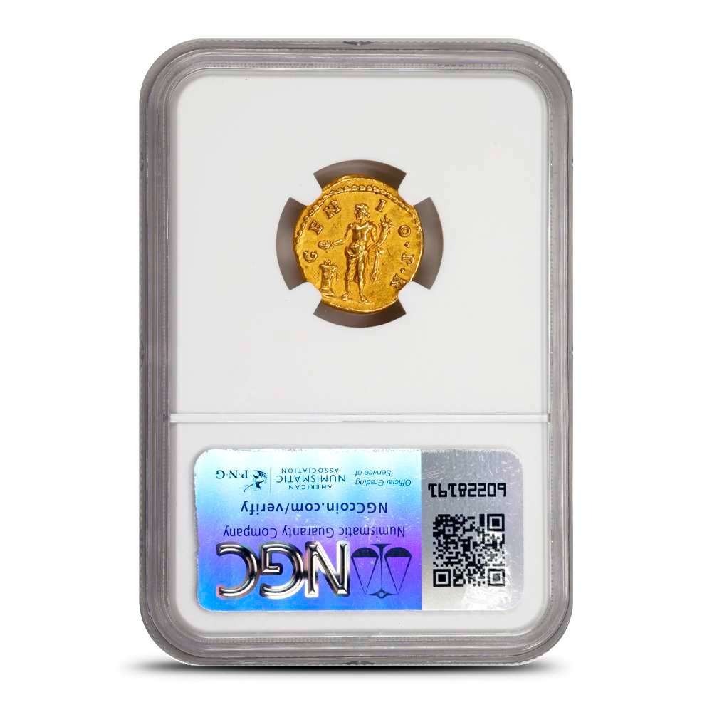 Roman Empire Hadrian, AD 117-138 AV Aureus NGC Ch VF - Image 2