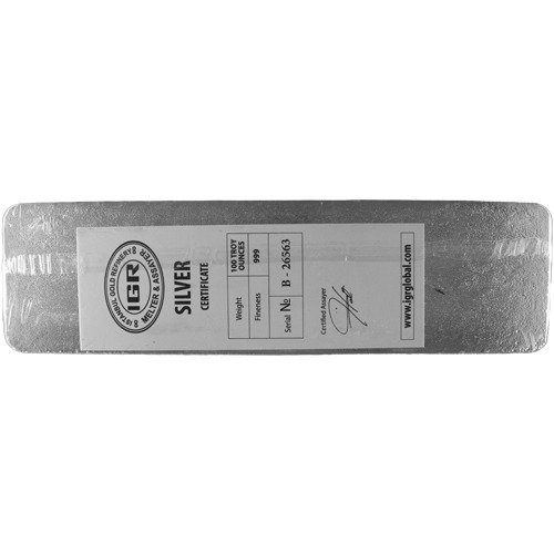100 oz Istanbul Gold Refinery Silver Bar (New) - Image 2