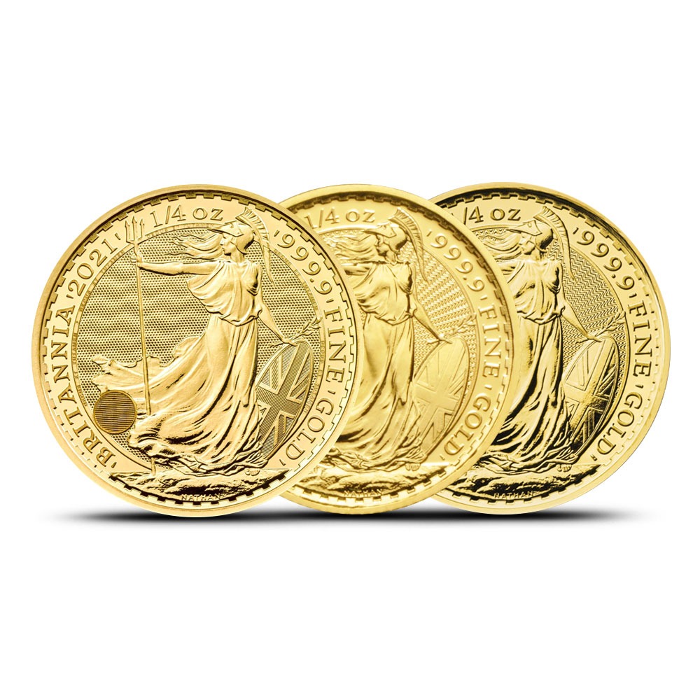 Buy 1/4 oz British Gold Britannia Coin (Random Year)