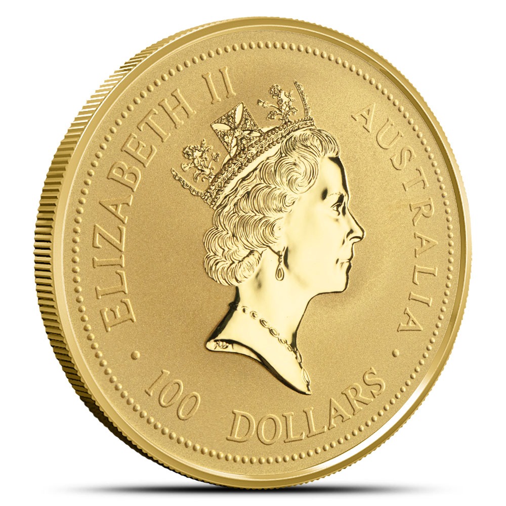 1998 1 oz Australian Gold Lunar Tiger Coin - Image 2