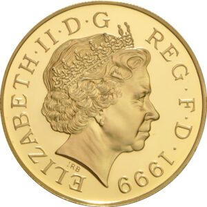 1999 £5 Proof Gold Crown Coin Diana Princess of Wales Memorial Boxed