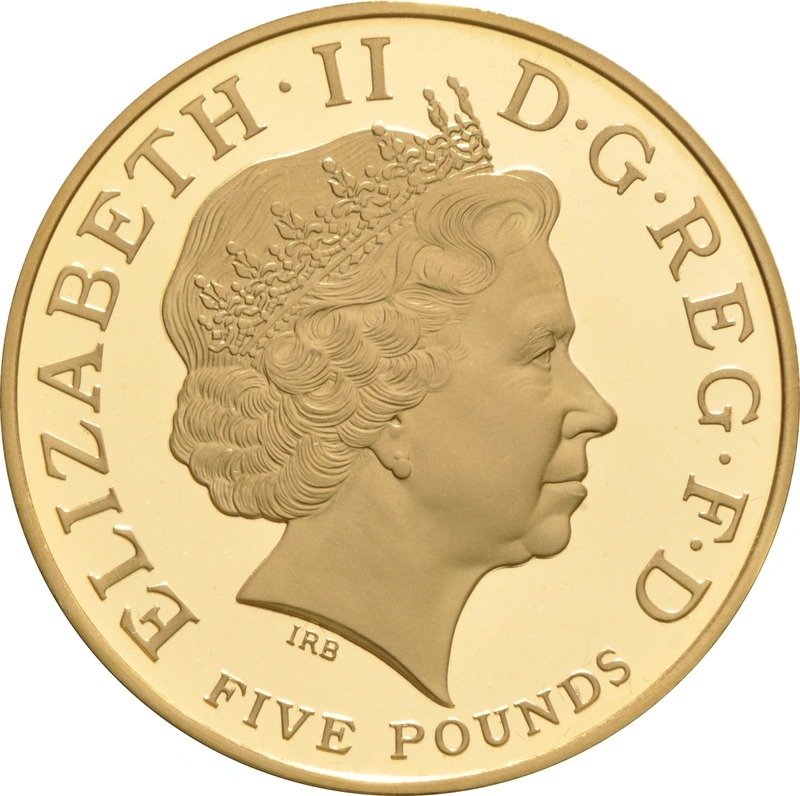 2006 Proof £5 Gold Crown Coin Queen Elizabeth II 80th Birthday Boxed - Image 2