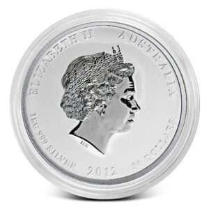 2012 1 Kilo Australian Lunar Dragon Silver Coin